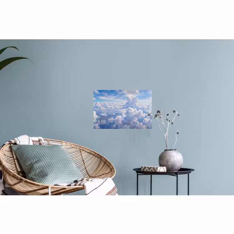 Muursticker - Wolken - Lucht - Natuur - Abstract - Blauw — 4