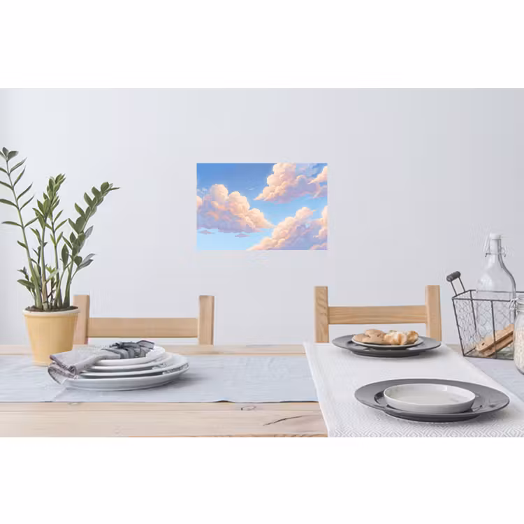 Muursticker - Wolken - Lucht - Natuur - Blauw — 3