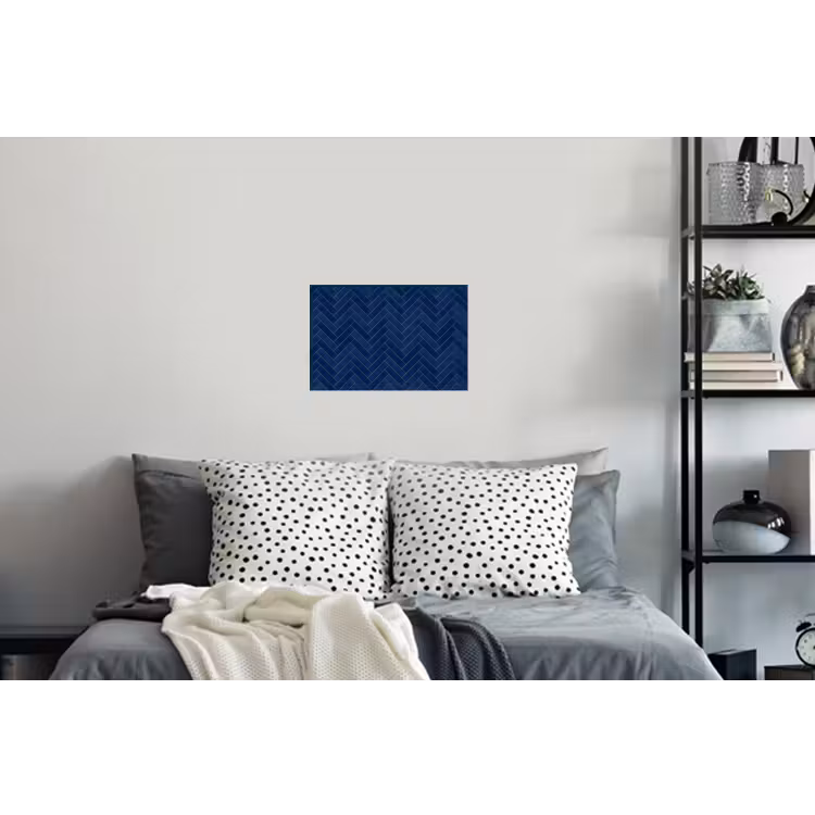 Muursticker - Visgraat - Wandtegel - Donkerblauw - Navy Blue — 5