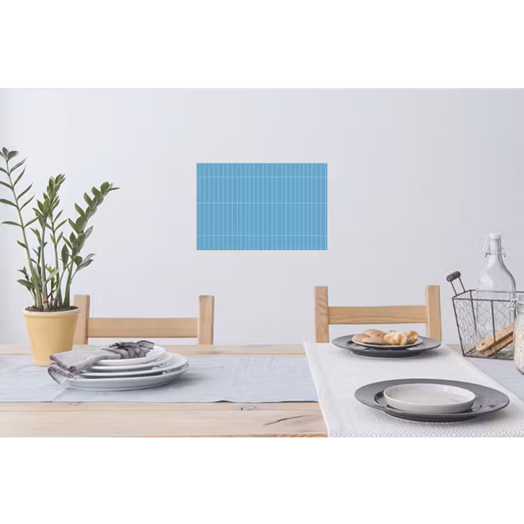 Muursticker - Tegel - Langwerpig - Patroon - Blauw — 3