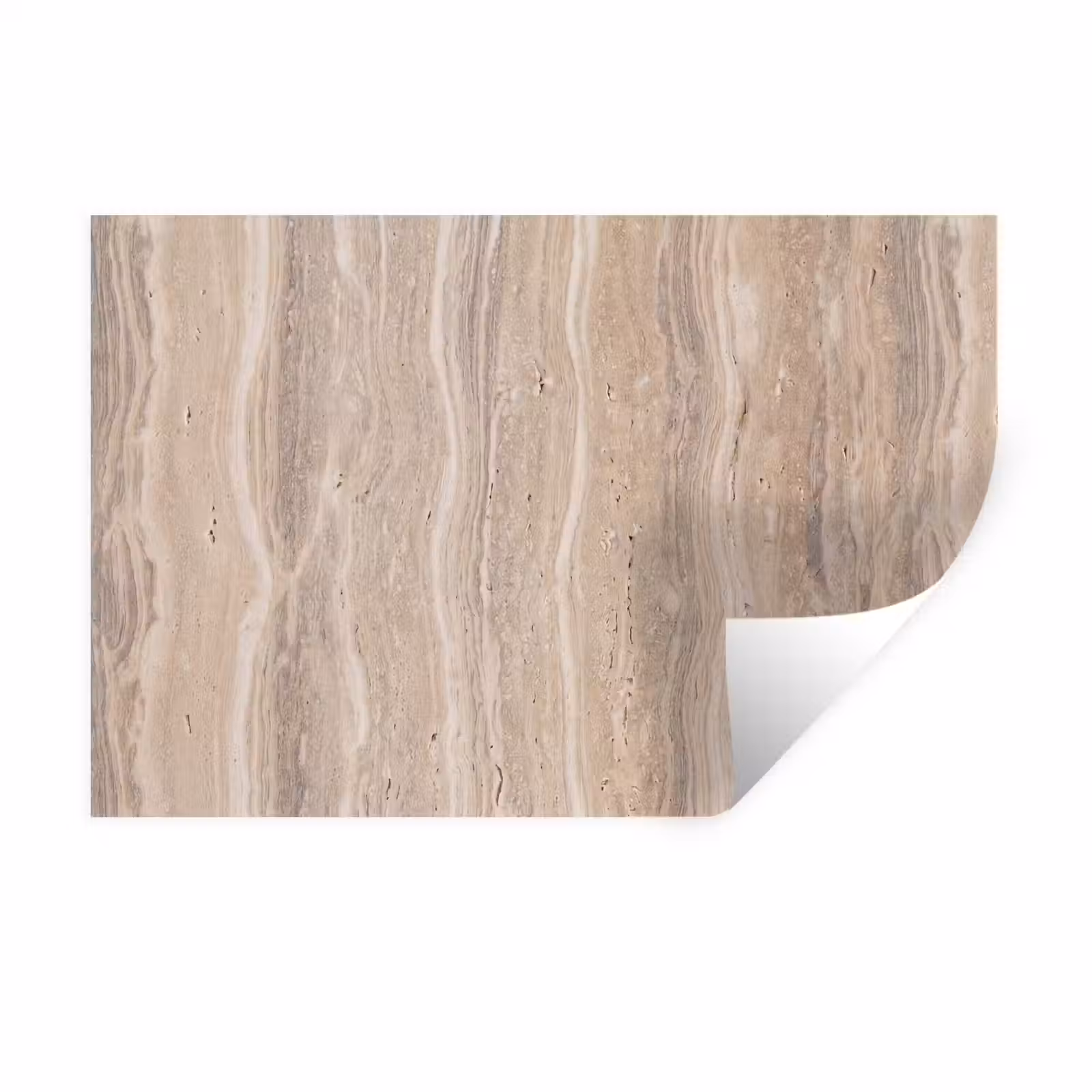 Muursticker - Steen - Patroon - Textuur - Natuurlijk - Beige — 1