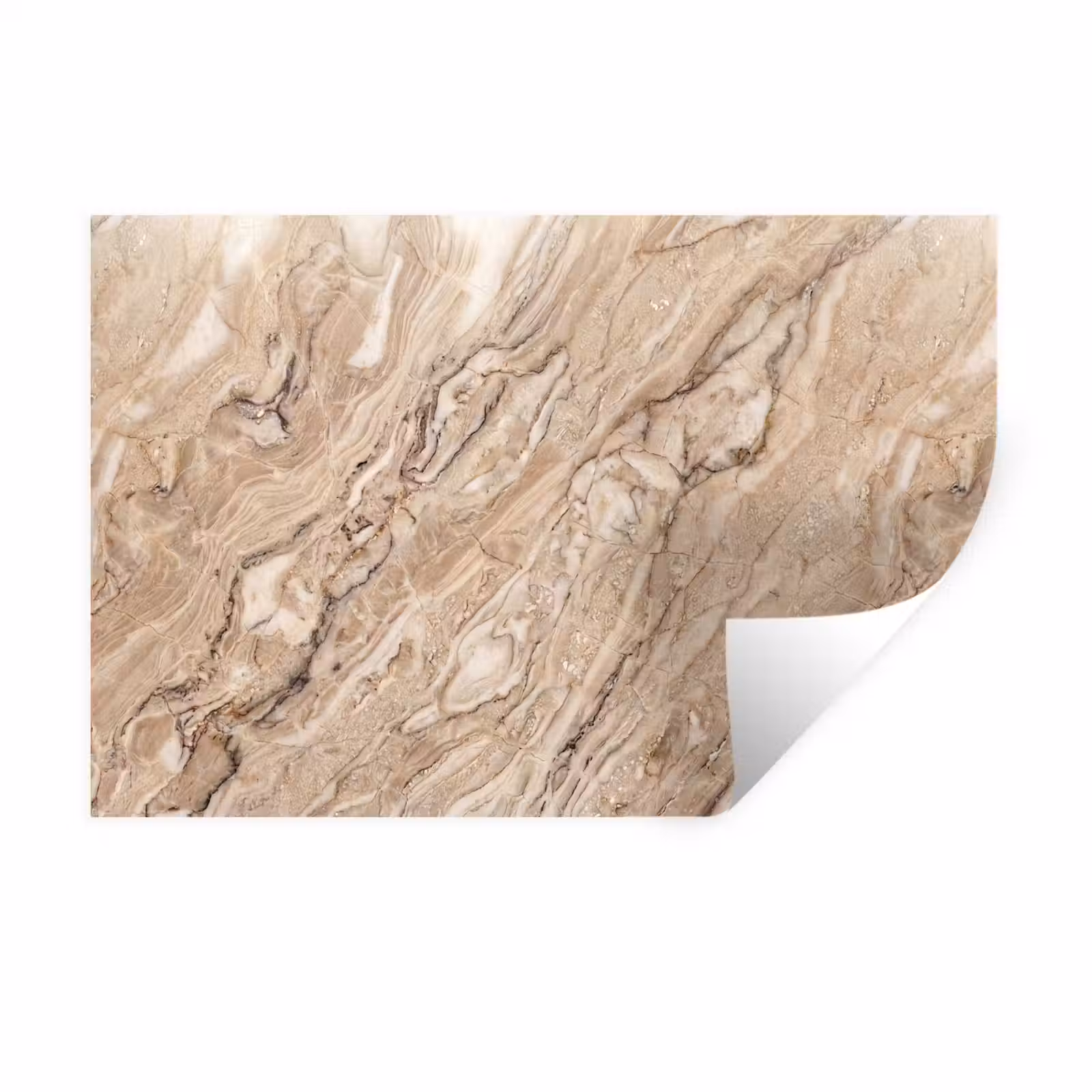 Muursticker - Textuur - Aders - Abstract - Modern - Beige — 1