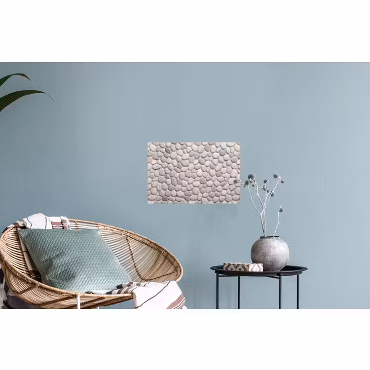 Muursticker - Steen - Kiezel - Natuur - Minimalistisch - Beige — 4