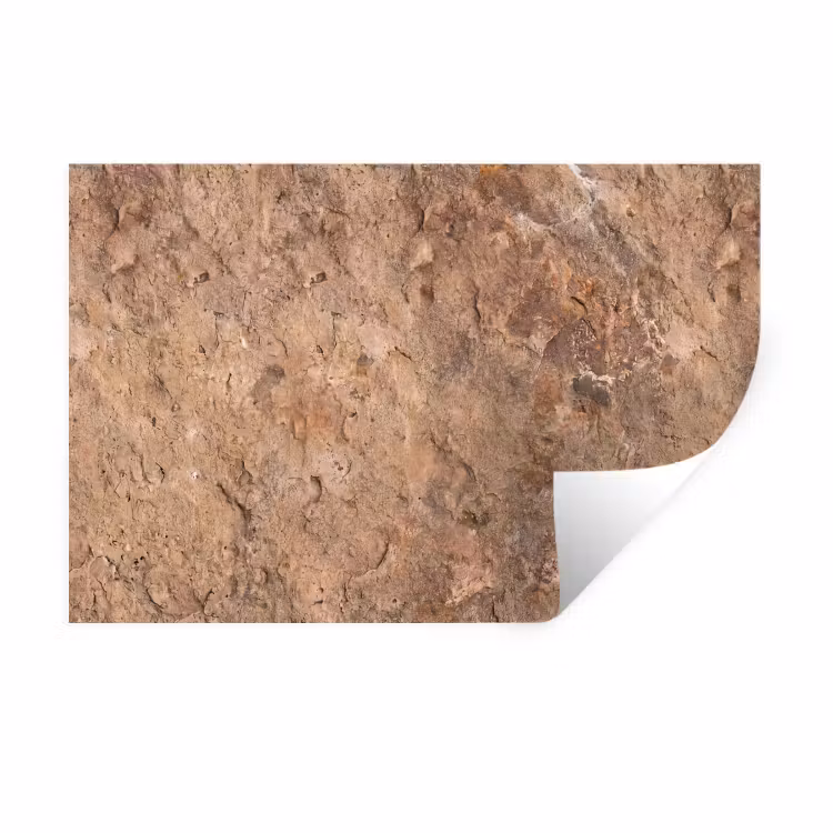 Muursticker - Steen - Natuur - Textuur - Abstract - Bruin — 1