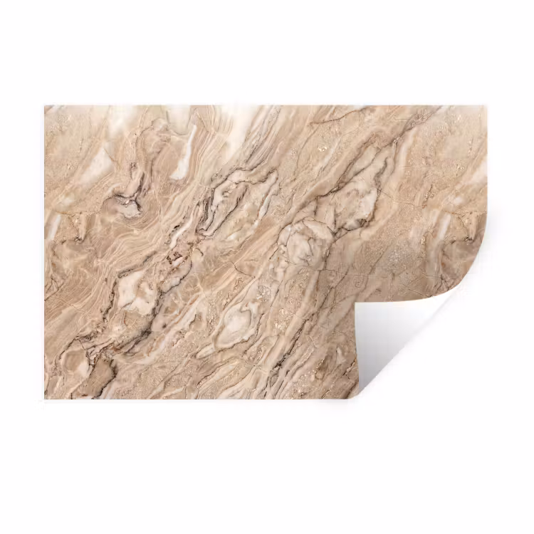 Muursticker - Textuur - Aders - Abstract - Modern - Beige — 1
