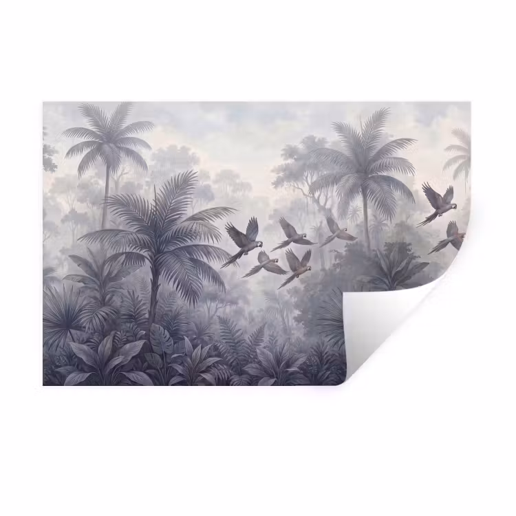 Muursticker - Vogel - Vliegend - Jungle - Vintage - Dieren — 1