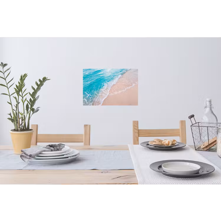 Muursticker - Strand - Zee - Golf - Natuur - Blauw — 3