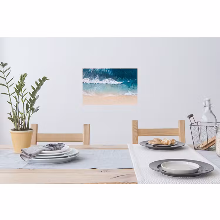 Muursticker - Strand - Zee - Golven - Natuur - Blauw — 3