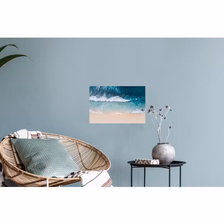 Muursticker - Strand - Zee - Golven - Natuur - Blauw — 4