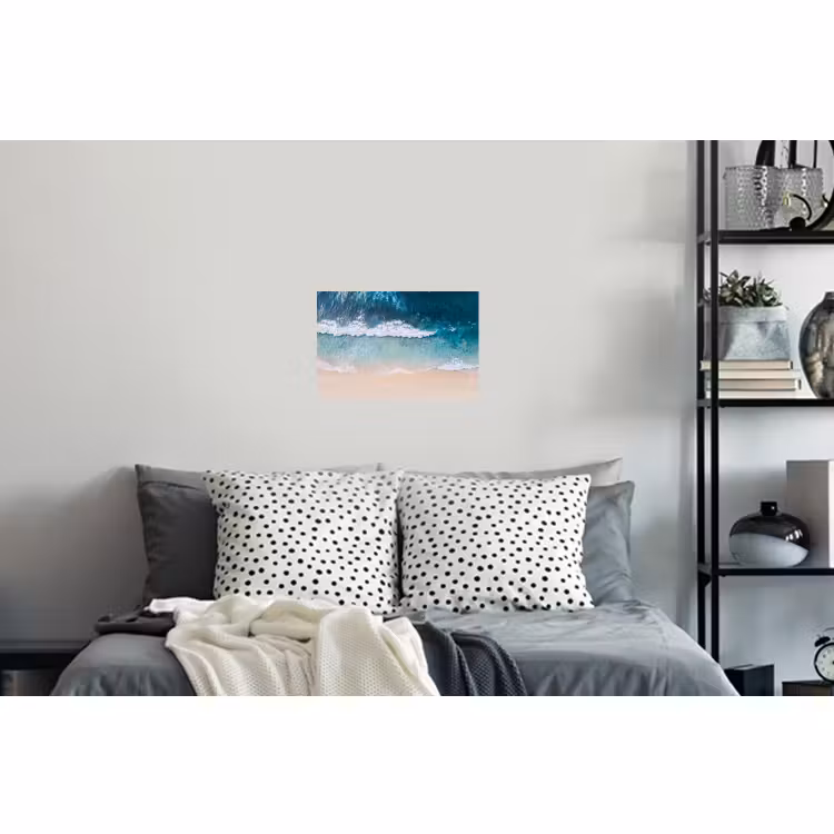 Muursticker - Strand - Zee - Golven - Natuur - Blauw — 5