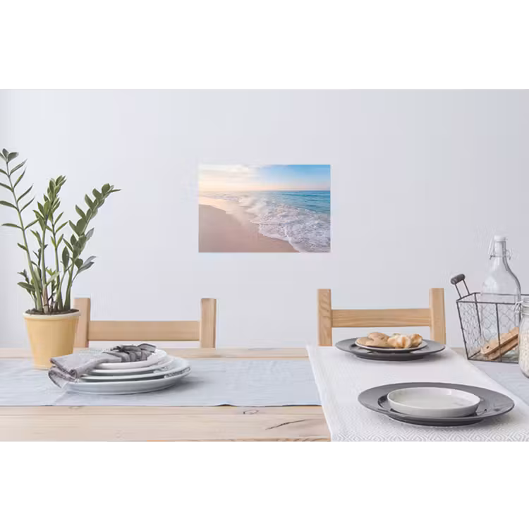 Muursticker - Zee - Golven - Strand - Natuur - Wit — 3