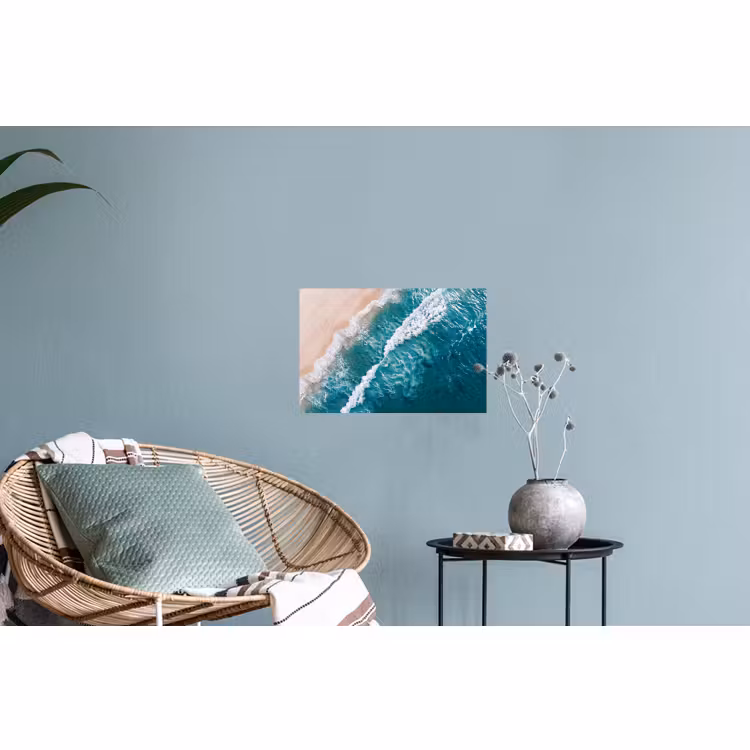 Muursticker - Zee - Strand - Golven - Natuur - Blauw — 4