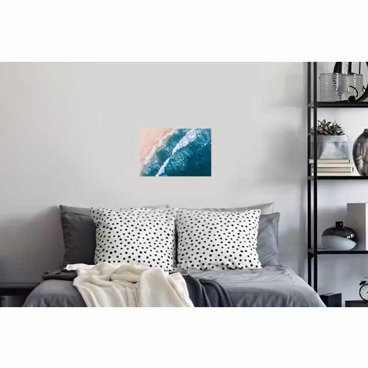 Muursticker - Zee - Strand - Golven - Natuur - Blauw — 5