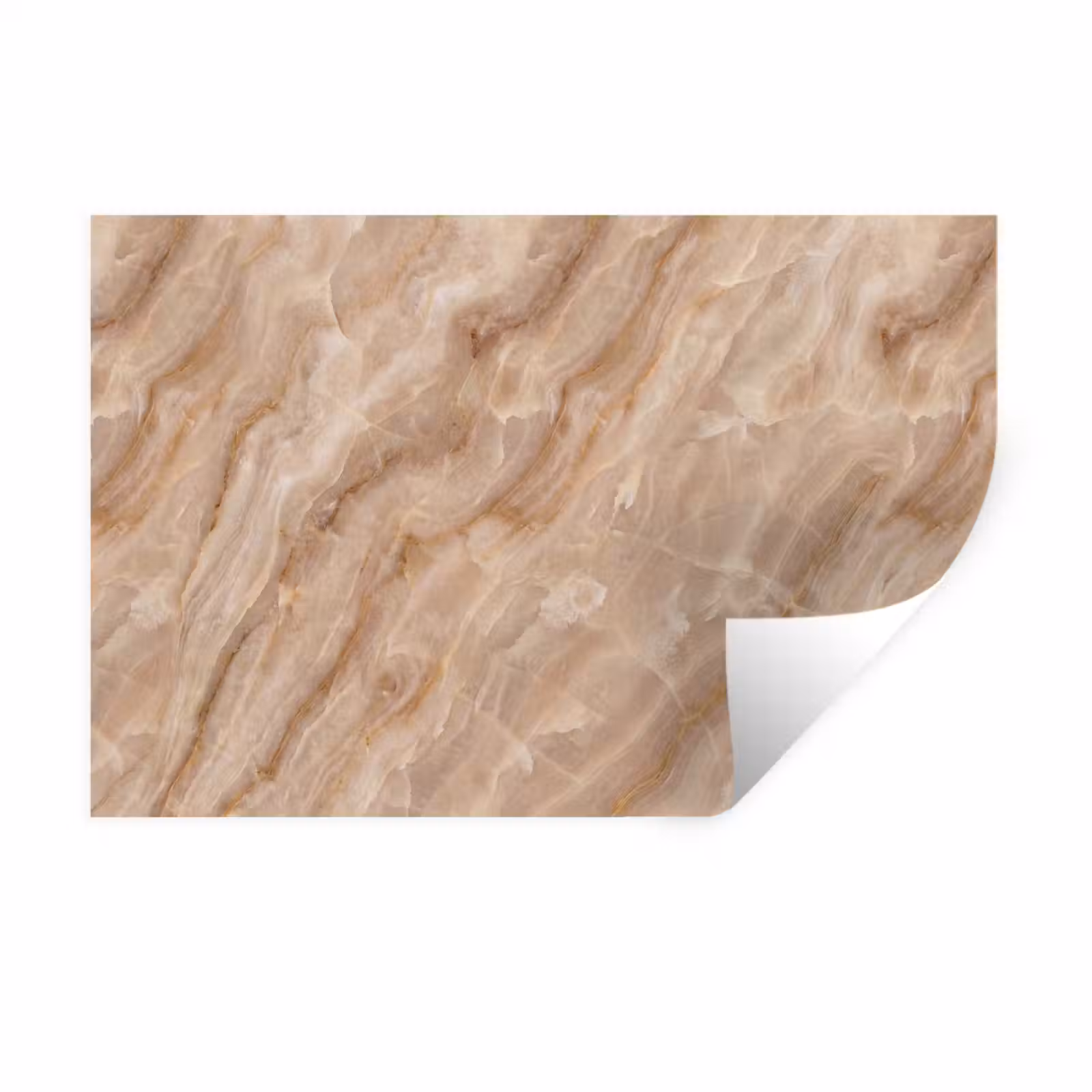 Muursticker - Steen - Ader - Natuur - Modern - Beige — 1