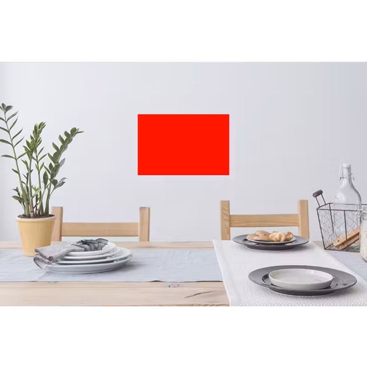 Muursticker - Vibrant - Vermilion - Rood — 3
