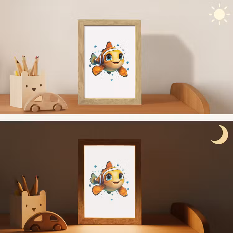 Nachtlampje - Clownvis - Oranje - Vis - Water — 7