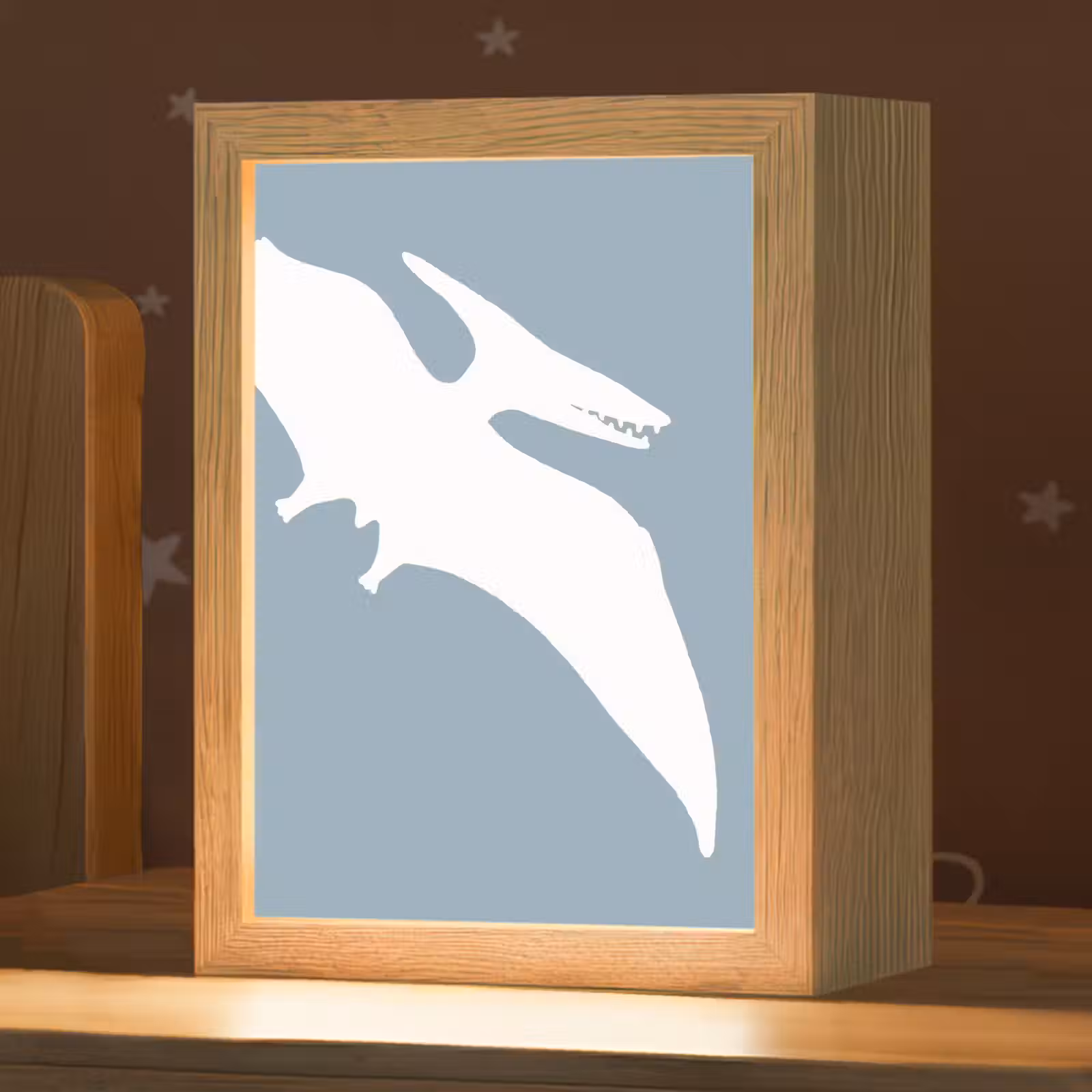 Nachtlampje - Dino - Pteranodon - Dinosaurus - Blauw — 1