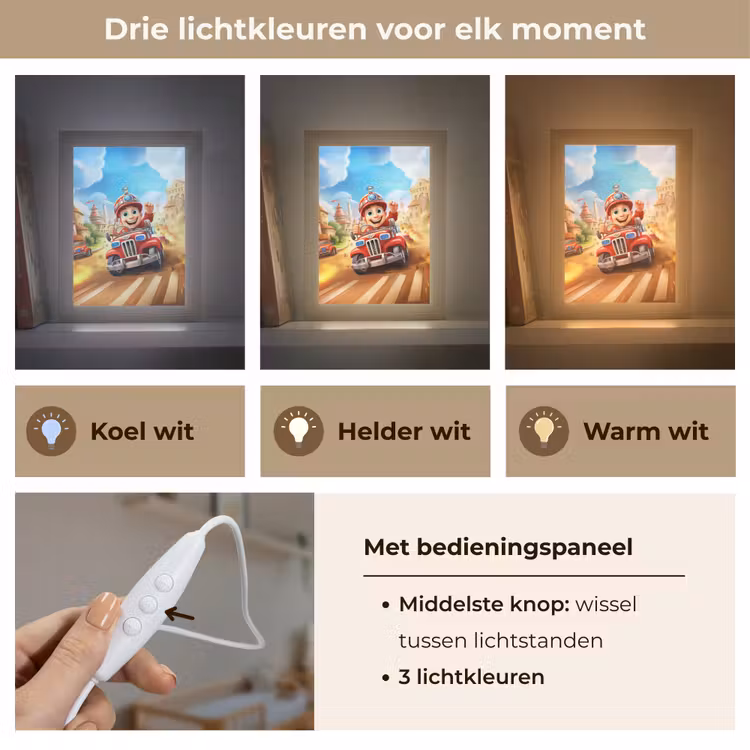 Nachtlampje - Brandweer - Jongens - Kinderen - Auto — 5