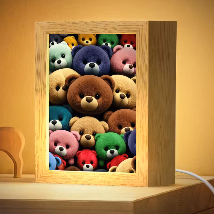 Nachtlampje - Knuffelbeer - Teddy - Design - Kids — 4