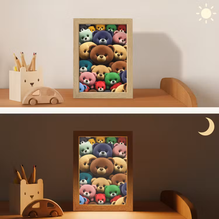 Nachtlampje - Knuffelbeer - Teddy - Design - Kids — 7
