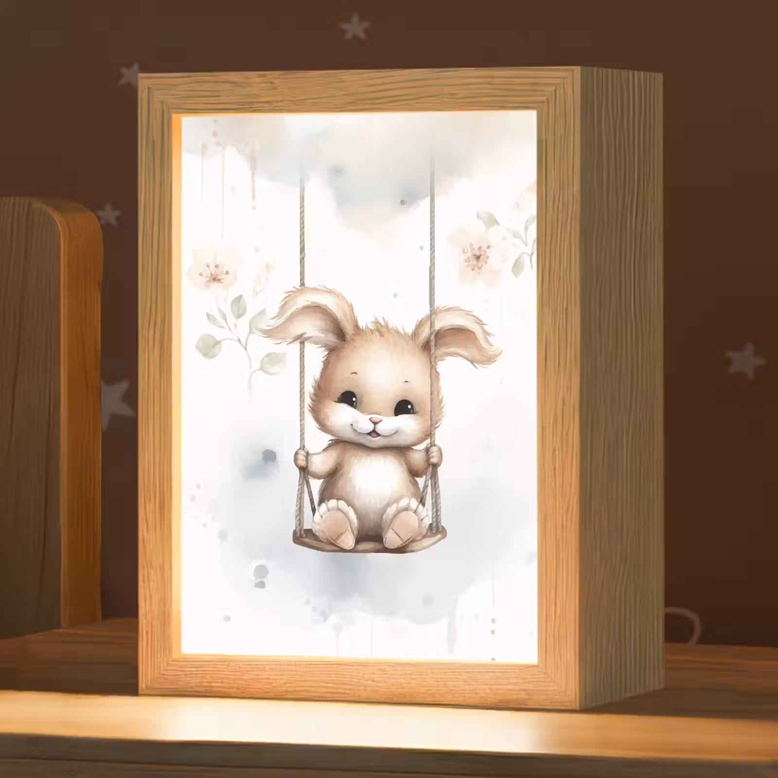 Nachtlampje - Konijn - Baby dier - Kinderen — 1