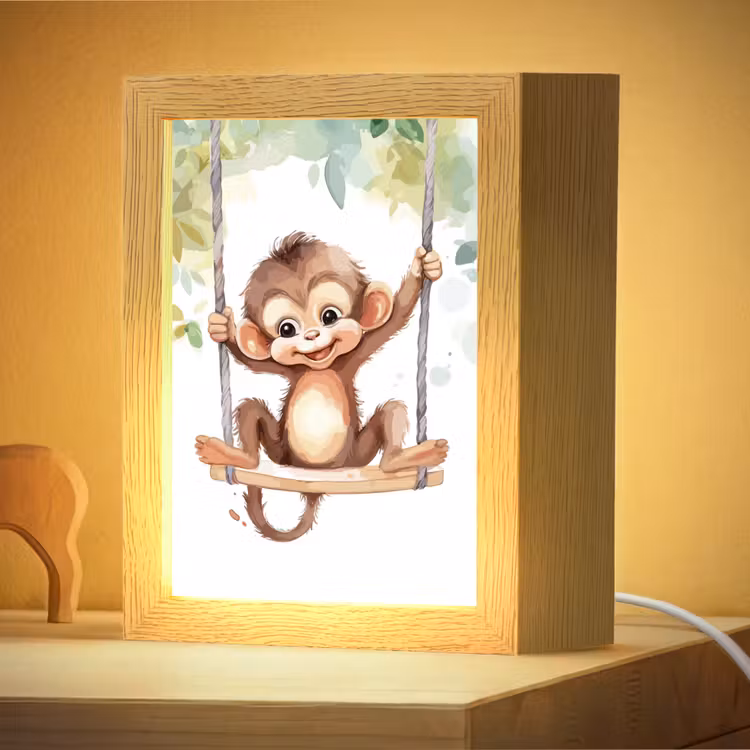 Nachtlampje - Aap - Dier - Kinderen - Jungle — 4