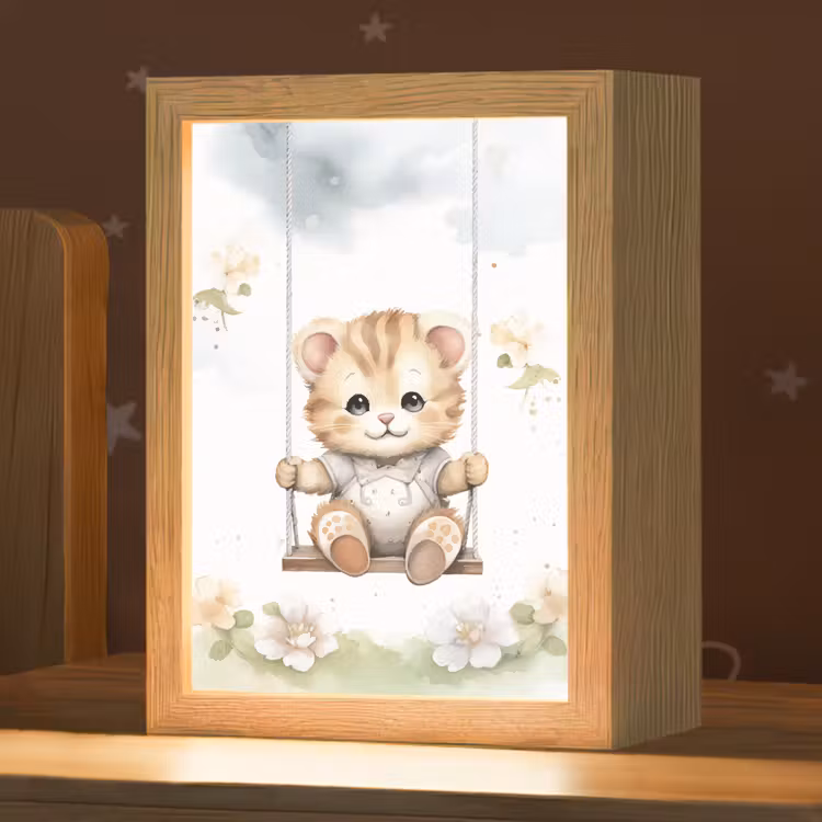Nachtlampje - Poes - Baby - Dier - Kinderen — 1