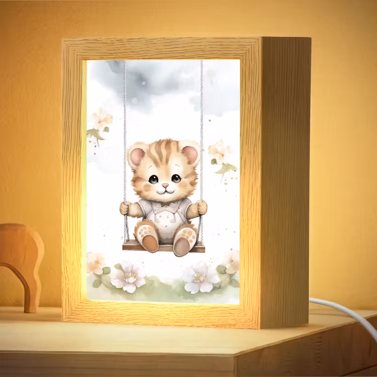 Nachtlampje - Poes - Baby - Dier - Kinderen — 4
