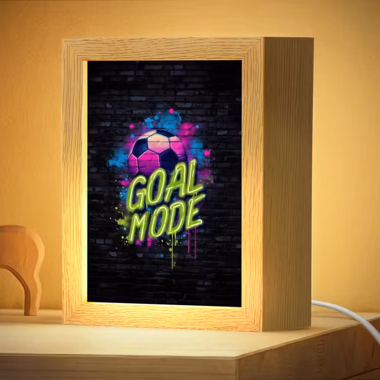 Nachtlampje - Goal - Mode - Neon - Voetbal — 4
