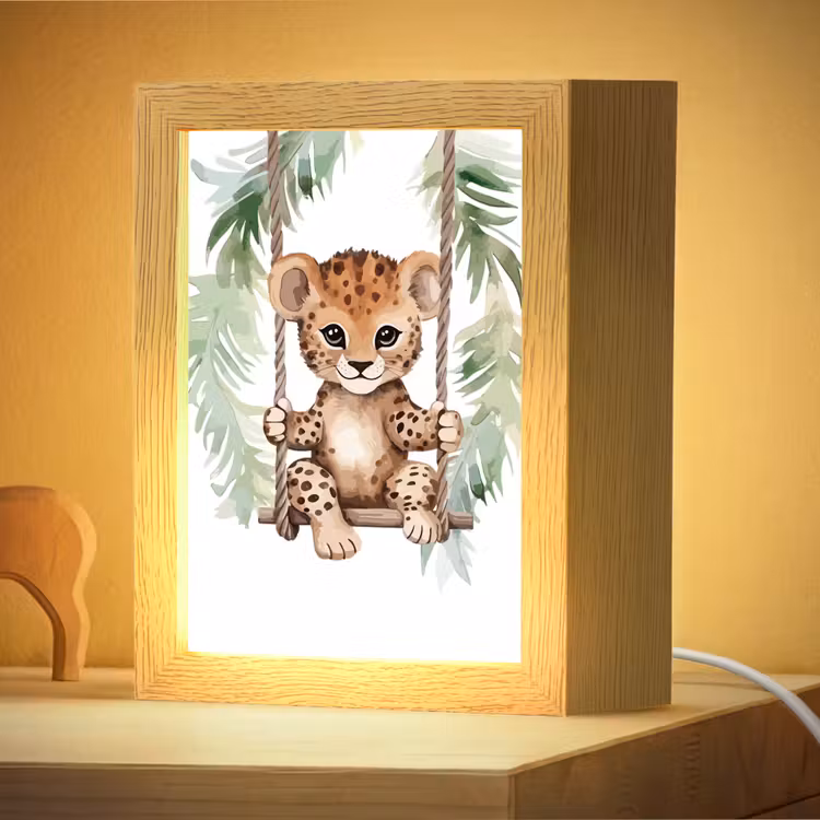 Nachtlampje - Luipaard - Dier - Kinderen - Jungle — 4