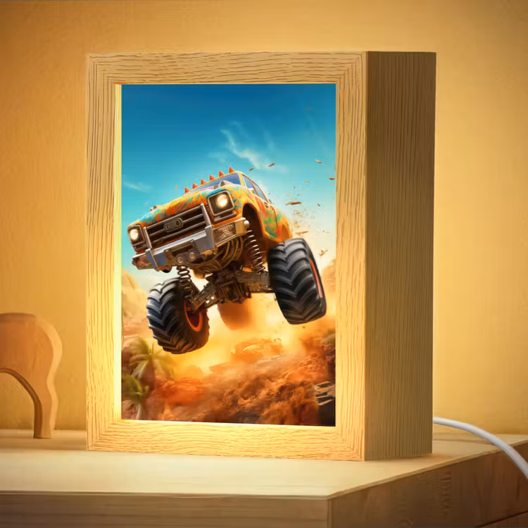 Nachtlampje - Monstertruck - Kind - Jongen - Auto — 4