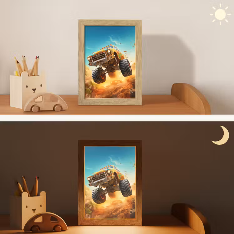 Nachtlampje - Monstertruck - Kind - Jongen - Auto — 7