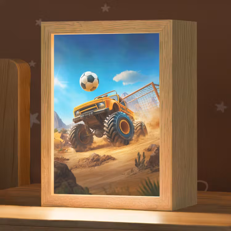 Nachtlampje - Monstertruck - Voetbal - Woestijn — 1