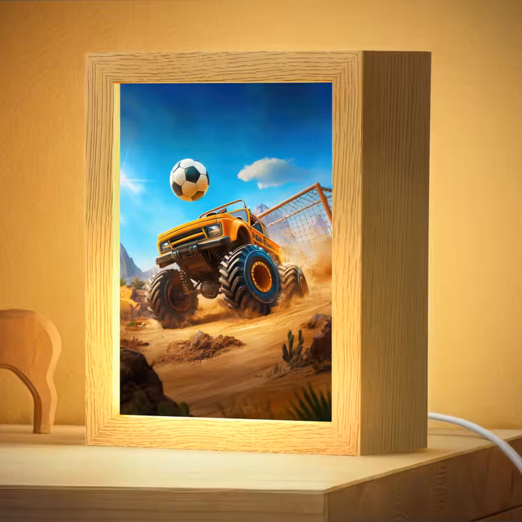 Nachtlampje - Monstertruck - Voetbal - Woestijn — 4