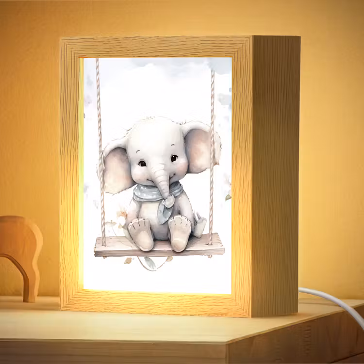 Nachtlampje - Olifant - Dier - Kinderen — 4