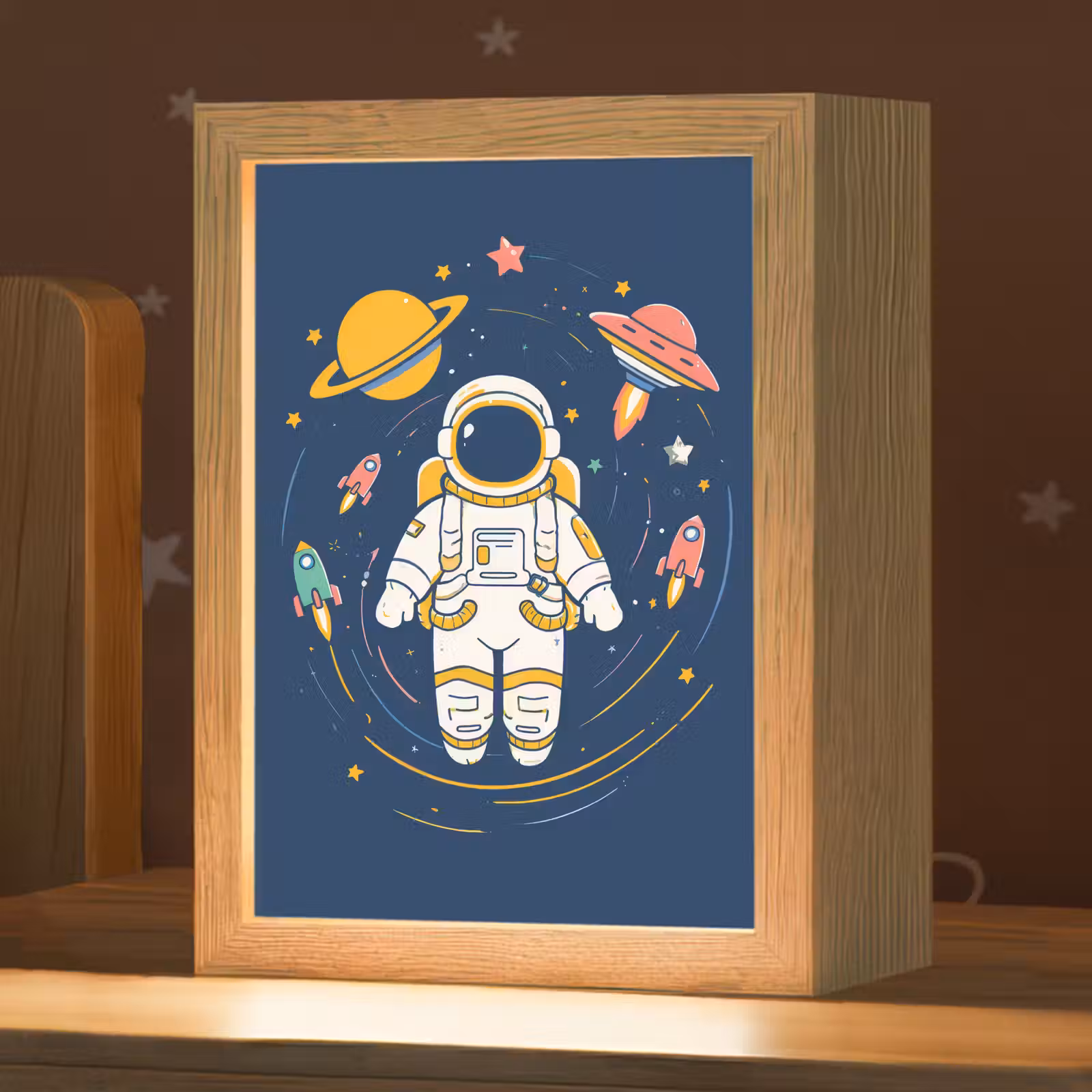 Nachtlampje - Astronaut - Planeten - Raket — 1