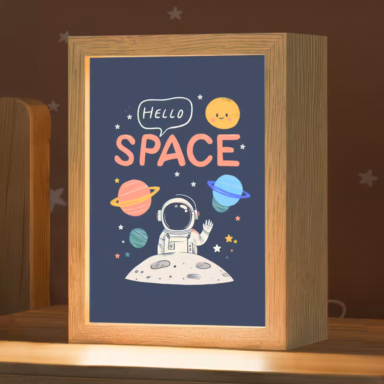 Nachtlampje - Astronaut - Ruimte - Planeten — 1