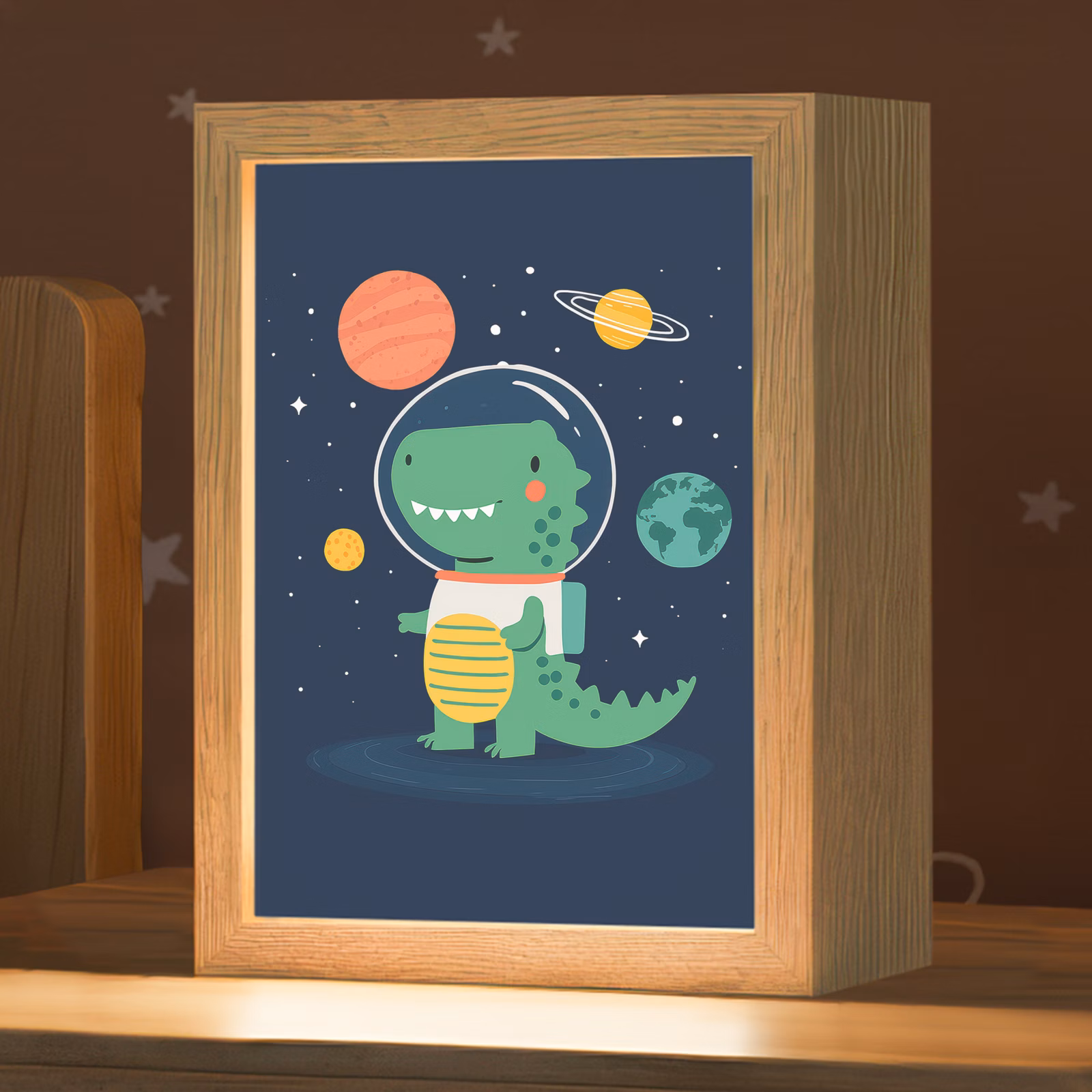 Nachtlampje - Dino - Ruimtepak - Planeten — 1
