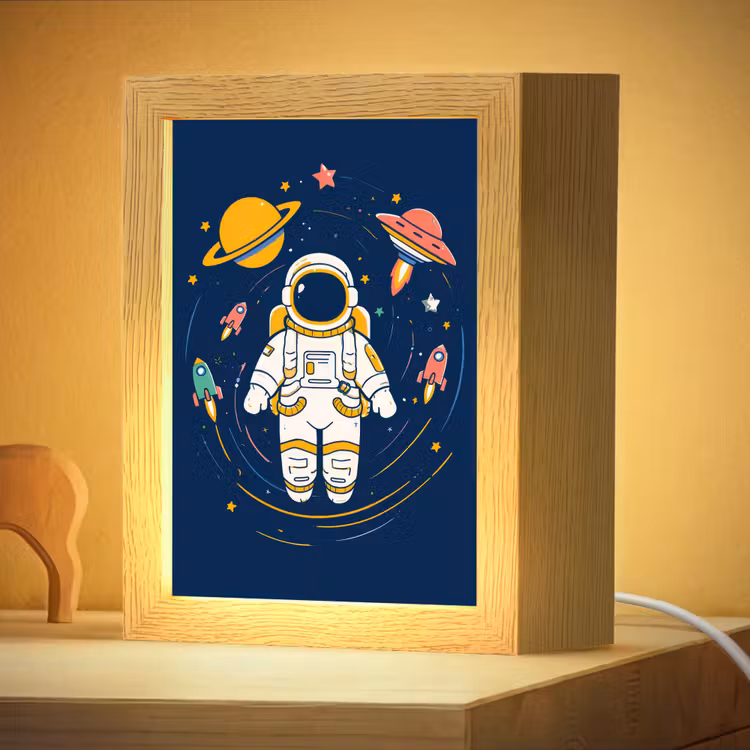 Nachtlampje - Astronaut - Planeten - Raket — 4