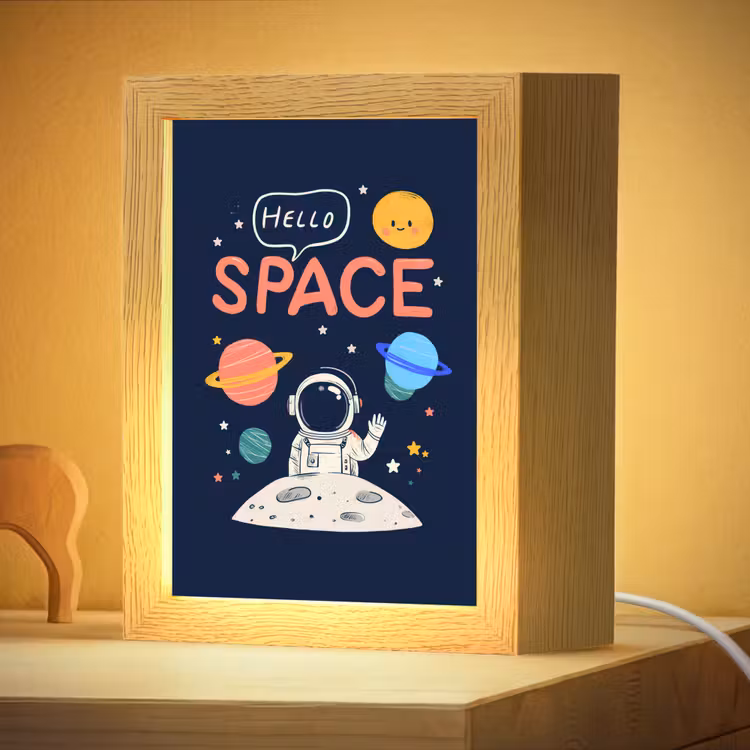 Nachtlampje - Astronaut - Ruimte - Planeten — 4