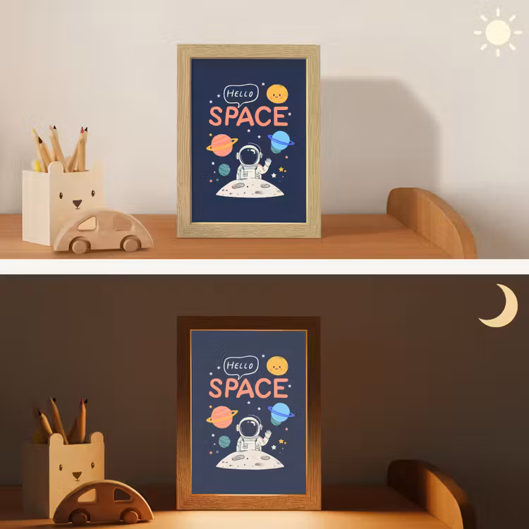 Nachtlampje - Astronaut - Ruimte - Planeten — 7