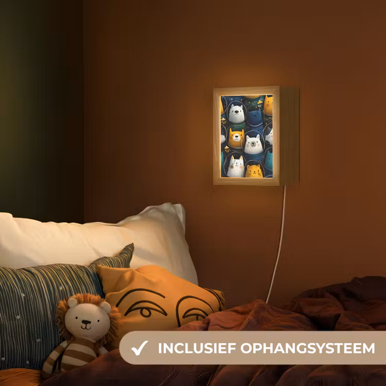 Nachtlampje - Dieren - Ruimtepakken - Sterren — 3