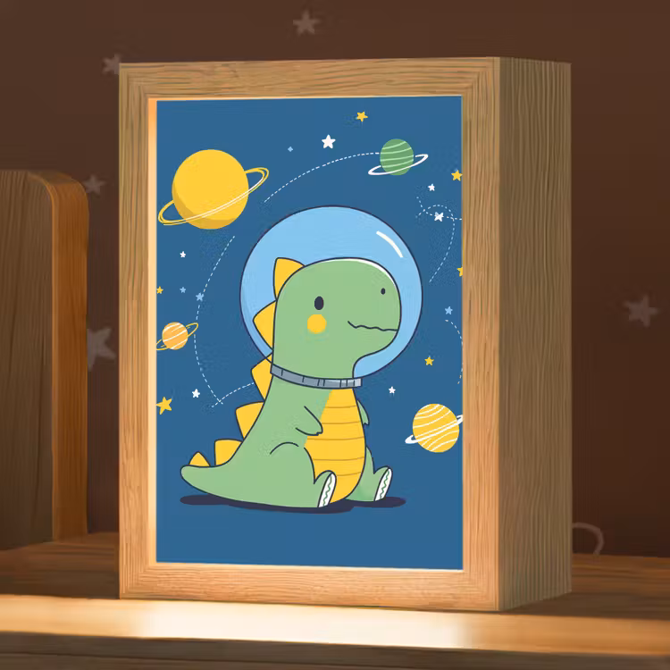 Nachtlampje - Dino - Ruimte - Planeten — 1
