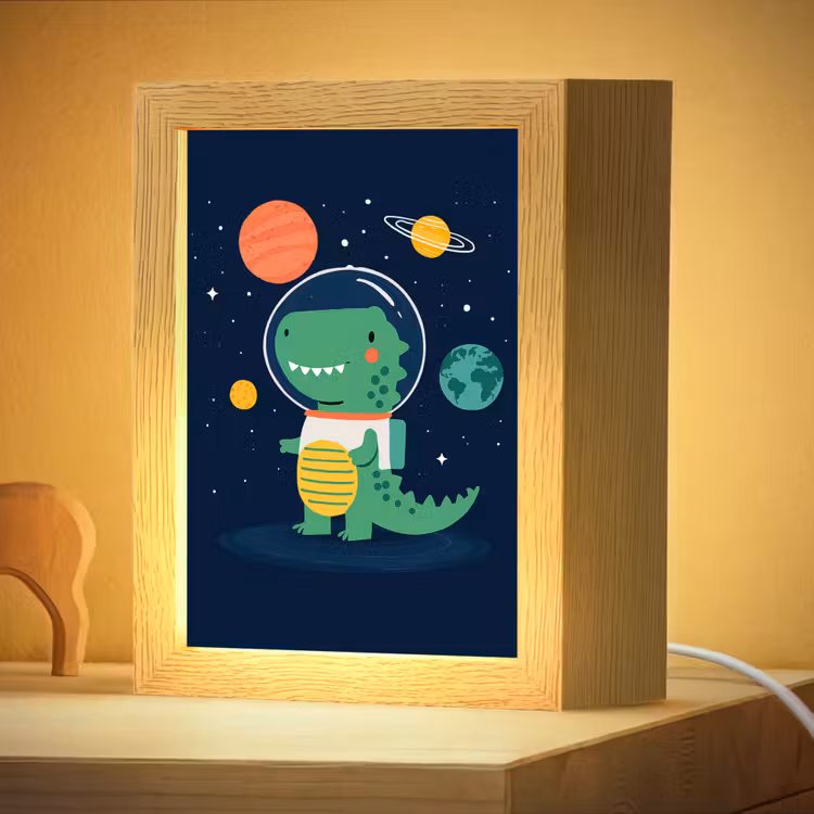 Nachtlampje - Dino - Ruimtepak - Planeten — 4