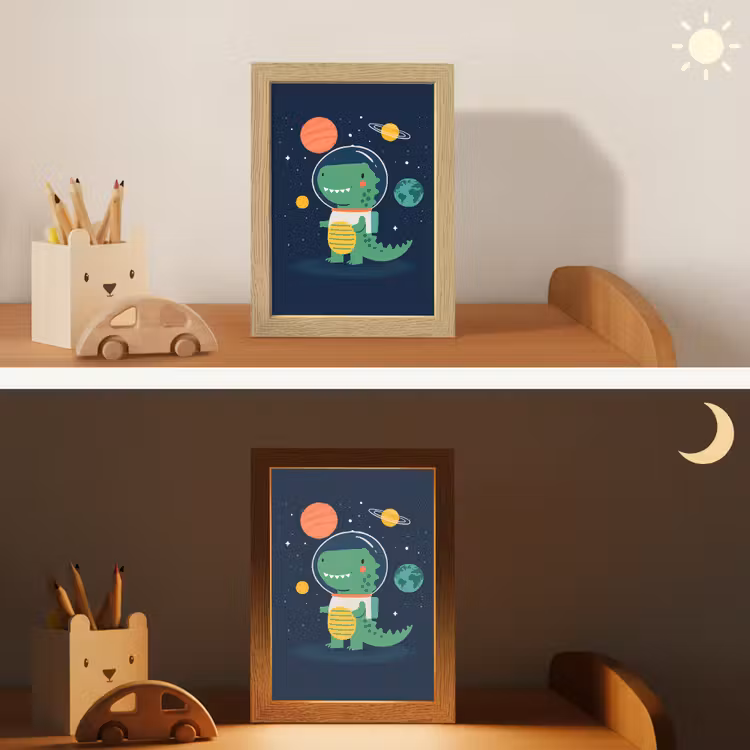 Nachtlampje - Dino - Ruimtepak - Planeten — 7