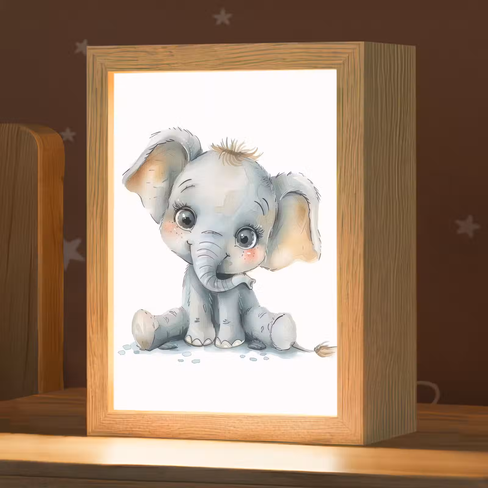 Nachtlampje - Olifant - Baby dier — 1