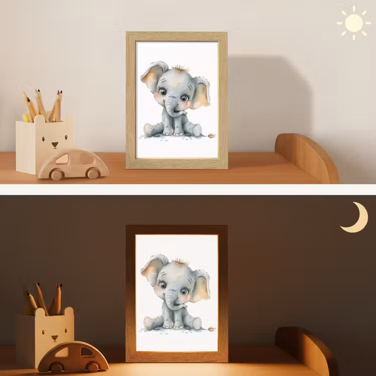 Nachtlampje - Olifant - Baby dier — 7