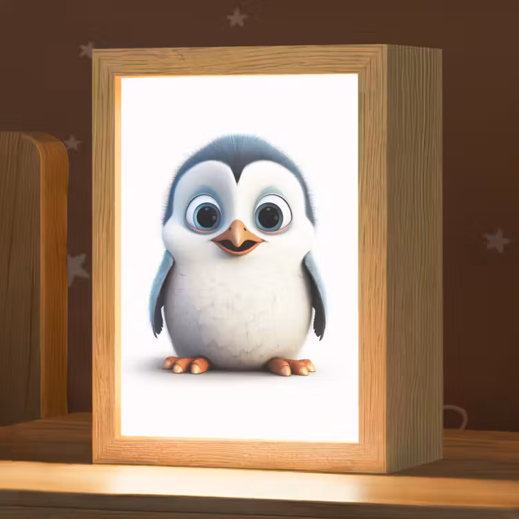 Nachtlampje - Pinguïn - Dieren - Meisjes - Kind - Jongens — 1