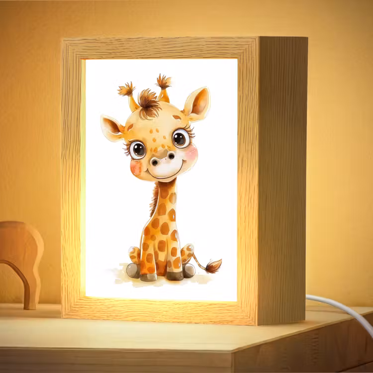 Nachtlampje - Giraf - Baby dier - Wilde dieren — 4