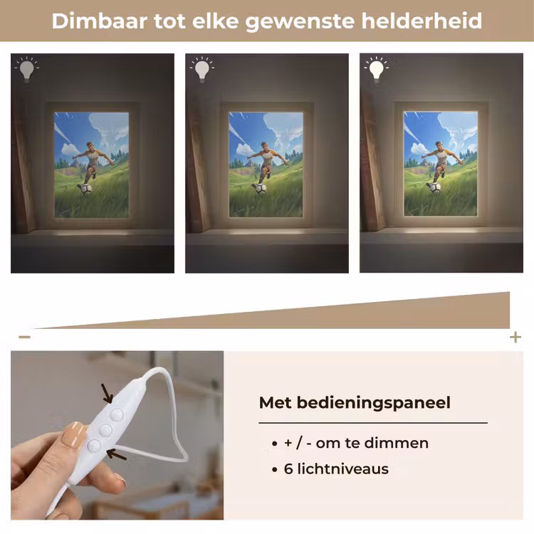 Nachtlampje - Illustratie - Voetbal - Game - Grasveld — 6
